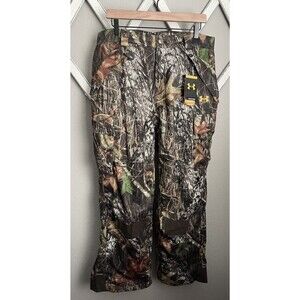NWT! 2007 Under Armour Men's L Stealth Camo Pant Mossy Oak Break Up 1006020-375